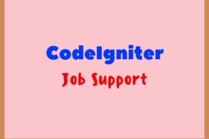 Codeigniter-Job-Support