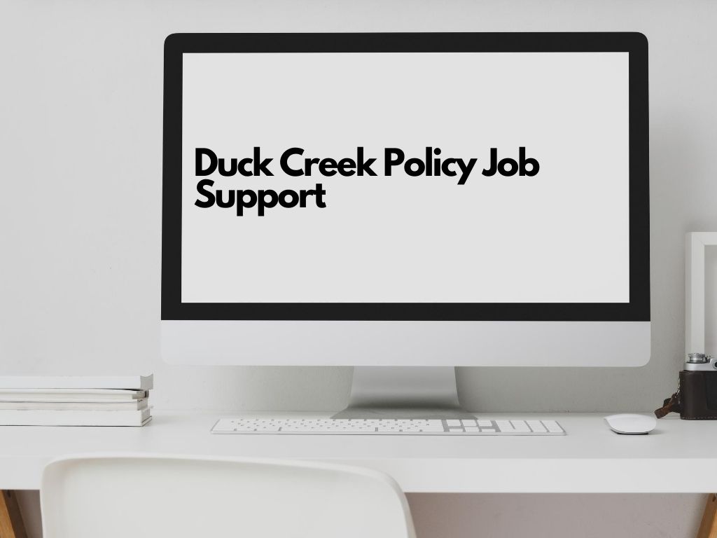 Duck-Creek-Policy-Job-Support