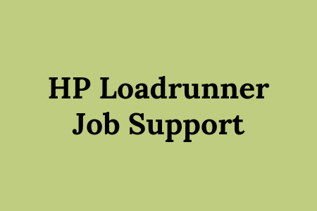 HP-Loadrunner-Job-Support