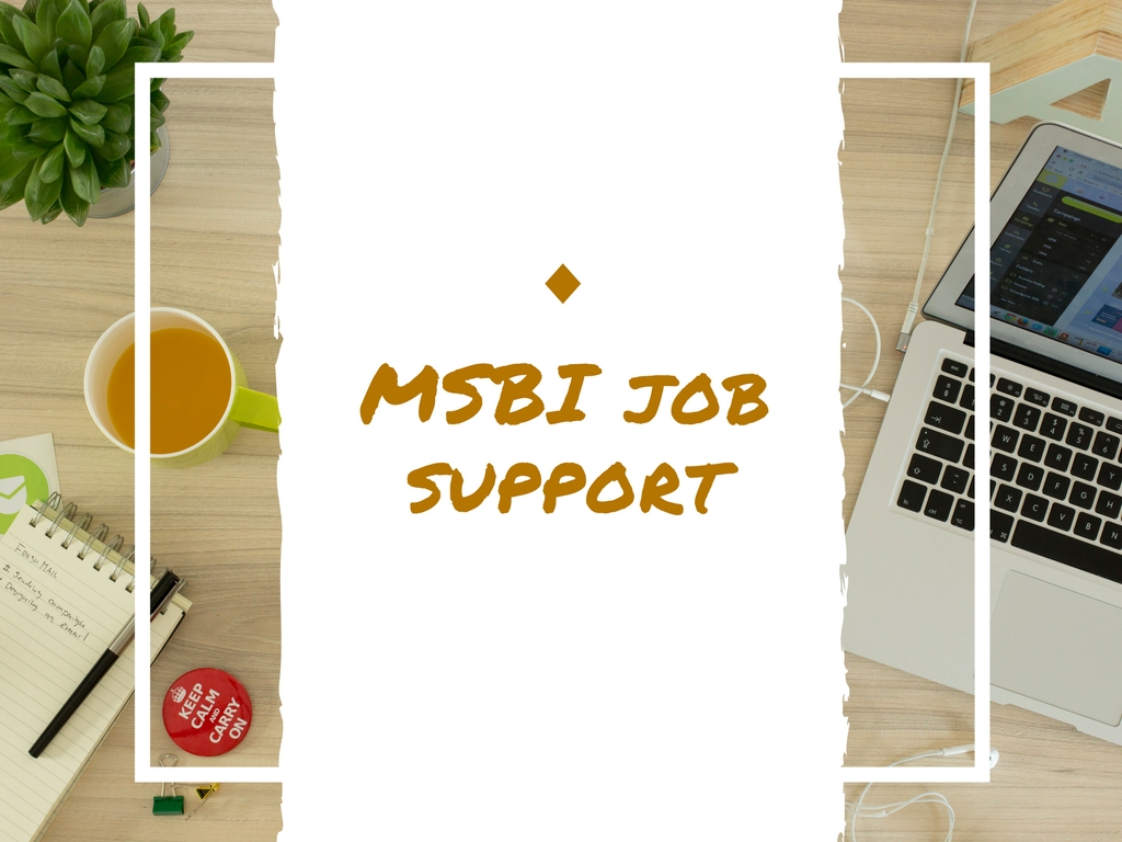 MSBI-job-support