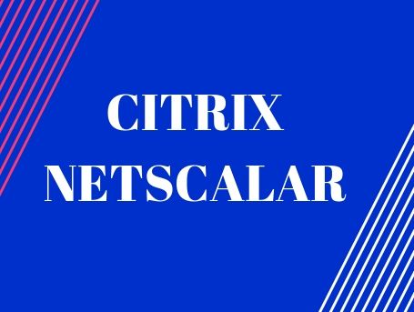 Citrix-netscalar-training
