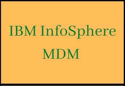 IBM-InfoSphere-MDM-Training